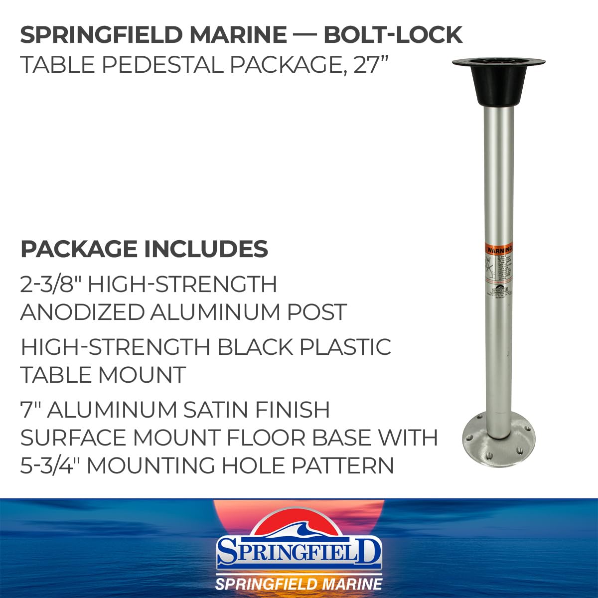 Amazon.com: Springfield 1662127 Bolt-Lock Pedestal Package - 27
